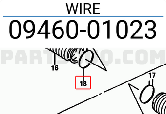 Suzuki 0946001023 WIRE