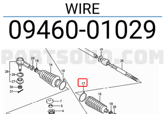 Suzuki 0946001029 WIRE