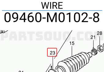 Suzuki 09460M01028 WIRE