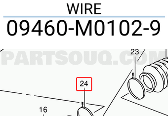 Suzuki 09460M01029 WIRE