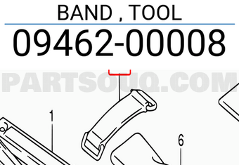 Suzuki 0946200008 BAND , TOOL