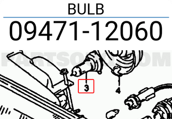 Suzuki 0947112060 BULB