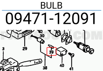 Suzuki 0947112091 BULB
