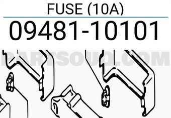 Suzuki 0948110101 FUSE (10A)