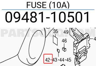 Suzuki 0948110501 FUSE (10A)