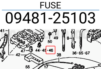 Suzuki 0948125103 FUSE