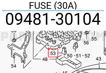 Suzuki 0948130104 FUSE (30A)
