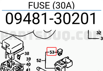 Suzuki 0948130201 FUSE (30A)