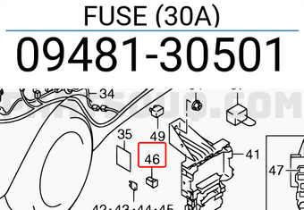 Suzuki 0948130501 FUSE (30A)