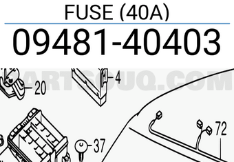 Suzuki 0948140403 FUSE (40A)