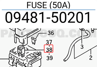 Suzuki 0948150201 FUSE (50A)
