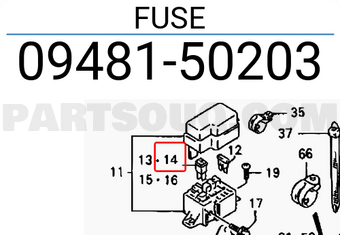 Suzuki 0948150203 FUSE