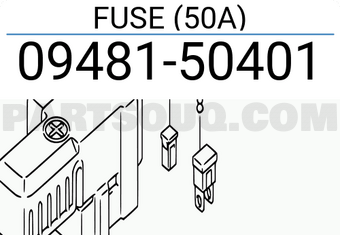 Suzuki 0948150401 FUSE (50A)