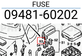 Suzuki 0948160202 FUSE