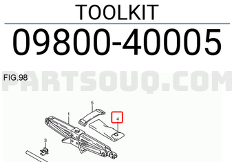 Suzuki 0980040005 TOOLKIT
