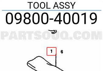 Suzuki 0980040019 TOOL ASSY