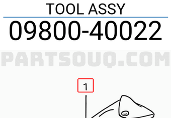 Suzuki 0980040022 TOOL ASSY