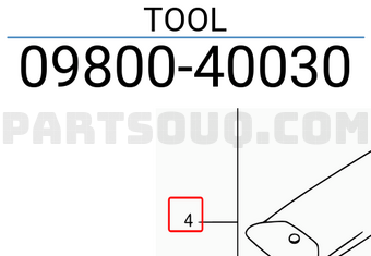 Suzuki 0980040030 TOOL