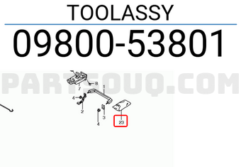 Suzuki 0980053801 TOOLASSY