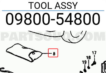 Suzuki 0980054800 TOOL ASSY