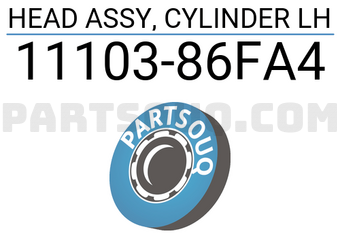 Suzuki 1110386FA4 HEAD ASSY, CYLINDER LH