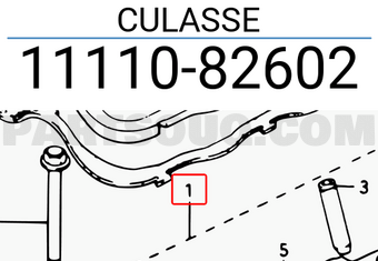 Suzuki 1111082602 CULASSE