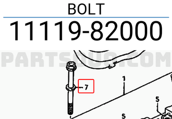 Suzuki 1111982000 BOLT