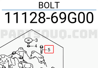 Suzuki 1112869G00 BOLT