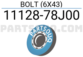 Suzuki 1112878J00 BOLT (6X43)