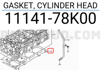 Suzuki 1114178K00 GASKET, CYLINDER HEAD