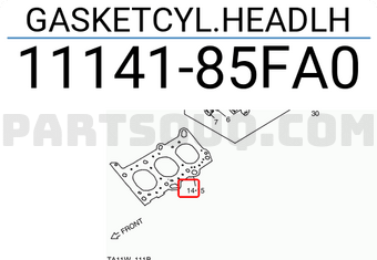 Suzuki 1114185FA0 GASKETCYL.HEADLH