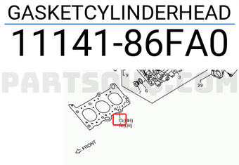 Suzuki 1114186FA0 GASKETCYLINDERHEAD