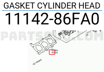 Suzuki 1114286FA0 GASKET CYLINDER HEAD