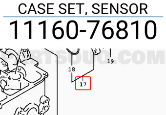 Suzuki 1116076810 CASE SET, SENSOR