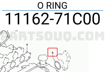 Suzuki 1116271C00 O RING