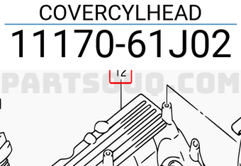 Suzuki 1117061J02 COVERCYLHEAD