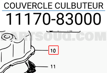 Suzuki 1117083000 COUVERCLE CULBUTEUR