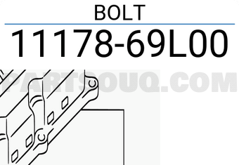 Suzuki 1117869L00 BOLT