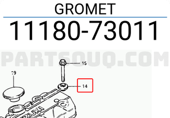 Suzuki 1118073011 GROMET