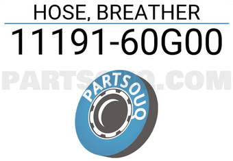 Suzuki 1119160G00 HOSE, BREATHER