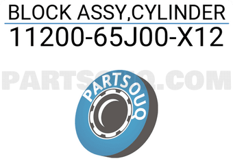 Suzuki 1120065J00X12 BLOCK ASSY,CYLINDER
