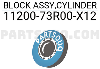 Suzuki 1120073R00X12 BLOCK ASSY,CYLINDER