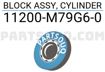 Suzuki 11200M79G60 BLOCK ASSY, CYLINDER