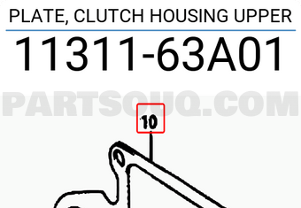 Suzuki 1131163A01 PLATE, CLUTCH HOUSING UPPER