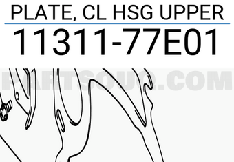 Suzuki 1131177E01 PLATE, CL HSG UPPER