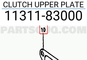 Suzuki 1131183000 CLUTCH UPPER PLATE