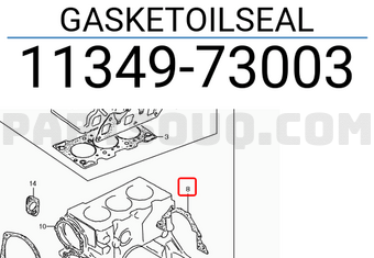 Suzuki 1134973003 GASKETOILSEAL