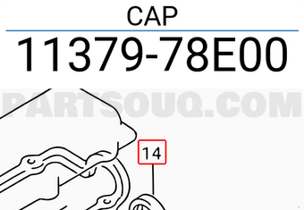 Suzuki 1137978E00 CAP