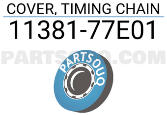 Suzuki 1138177E01 COVER, TIMING CHAIN