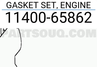 Suzuki 1140065862 GASKET SET, ENGINE